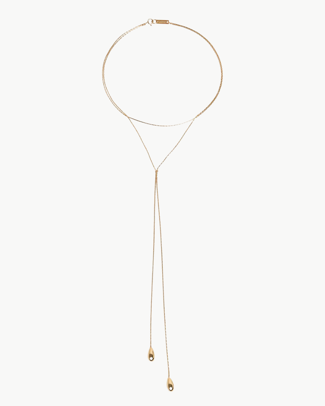 LONG NECKLACE IN GOLD - Romi Boutique