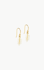 SMALL LEAF MOTIF EARRINGS IN ECRU by Isabel Marant - Romi Boutique