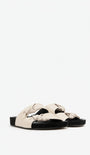 LENNYO BOW SANDALS IN CHALK - Romi Boutique