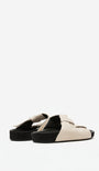 LENNYO BOW SANDALS IN CHALK - Romi Boutique