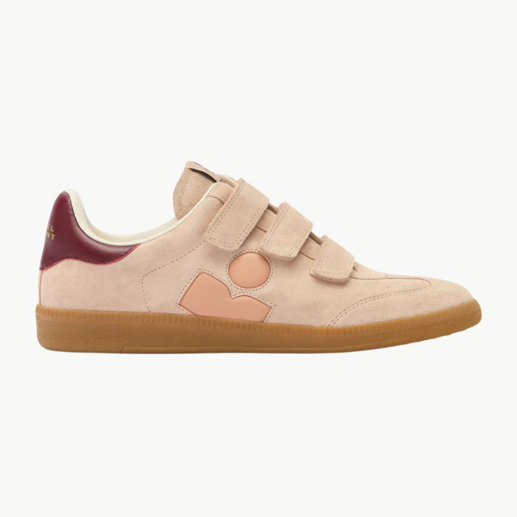 BETH SNEAKERS IN PALE PINK/PEACH - Romi Boutique