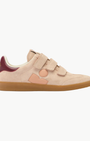BETH SNEAKERS IN PALE PINK/PEACH - Romi Boutique