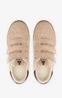 BETH SNEAKERS IN PALE PINK/PEACH - Romi Boutique