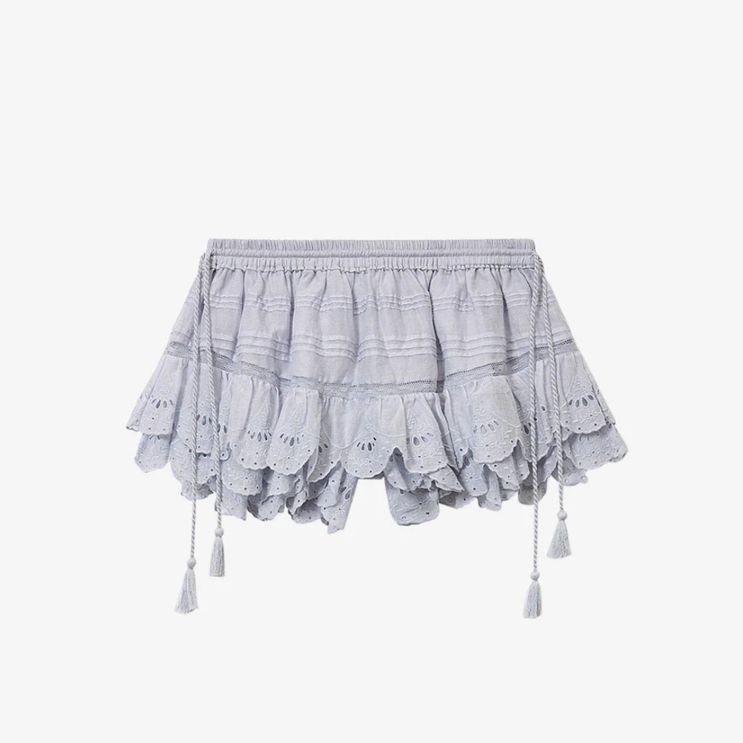 PURIA SHORTS IN LIGHT BLUE by Isabel Marant - Romi Boutique