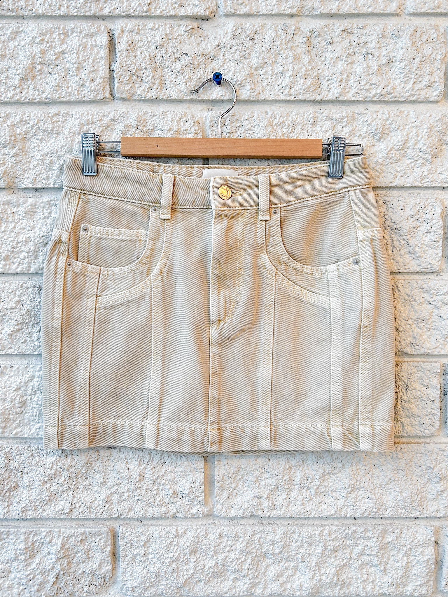 JUANA SKIRT IN ECRU by Isabel Marant - Romi Boutique