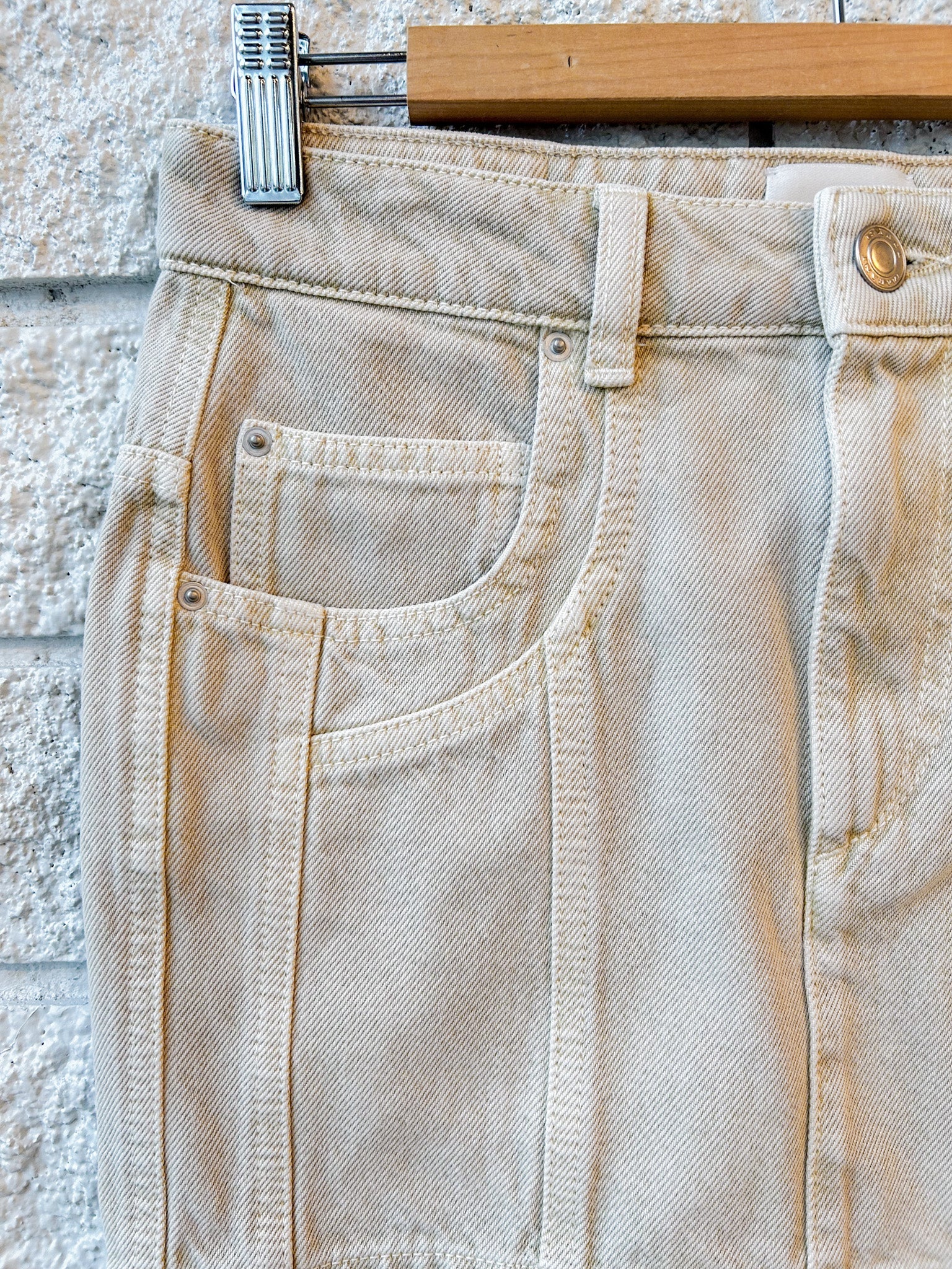 JUANA SKIRT IN ECRU by Isabel Marant - Romi Boutique