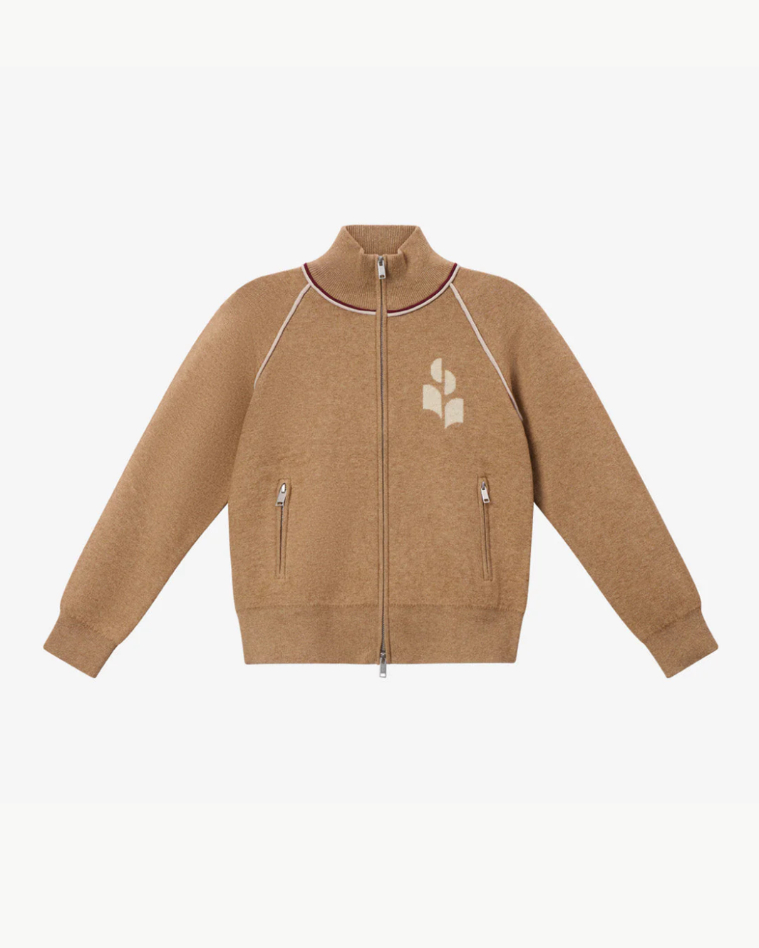 LANYA CARDIGAN IN CAMEL/LIGHT GREY by Isabel Marant - Romi Boutique