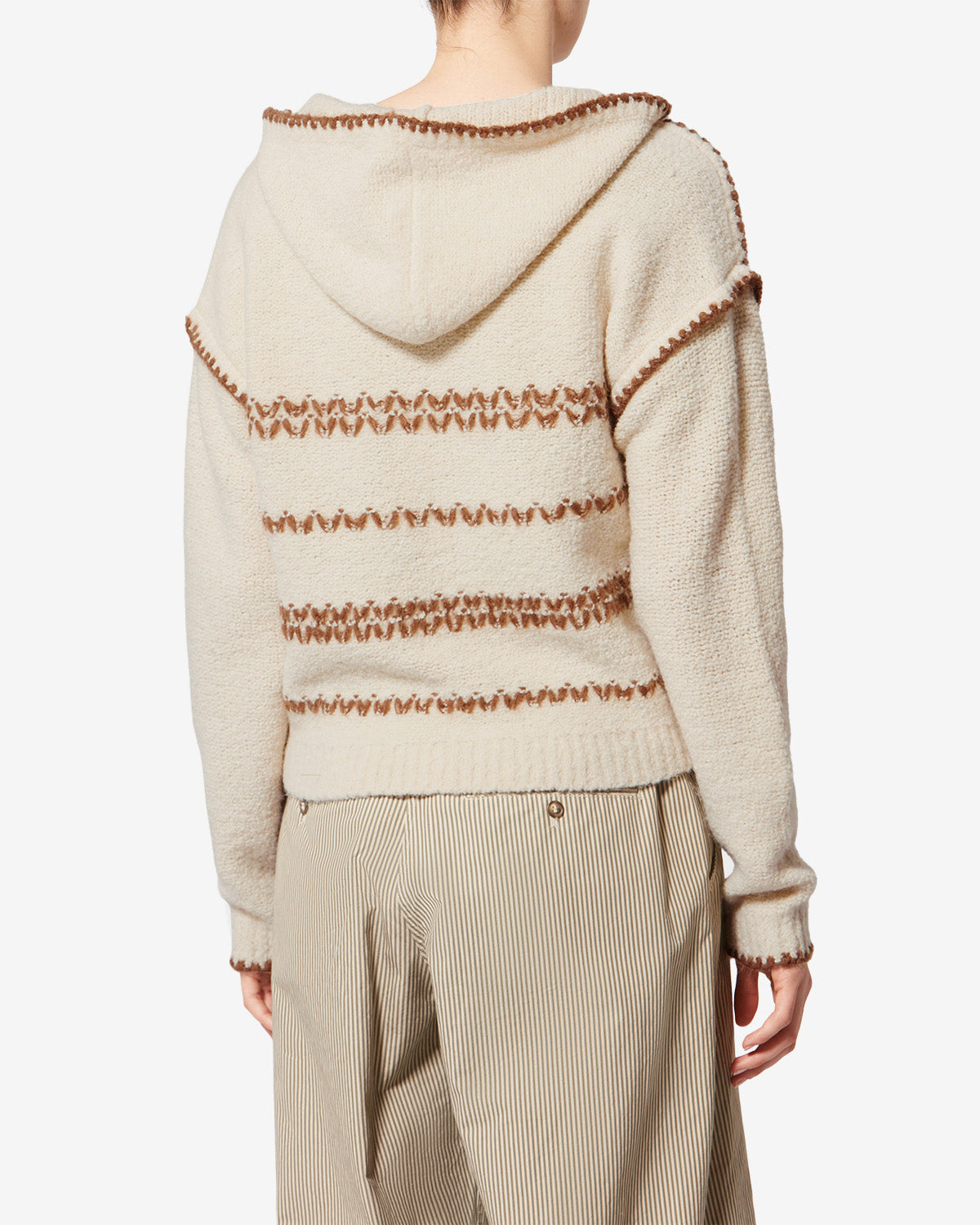 ROMERA SWEATER IN ECRU/BRONZE by Isabel Marant - Romi Boutique