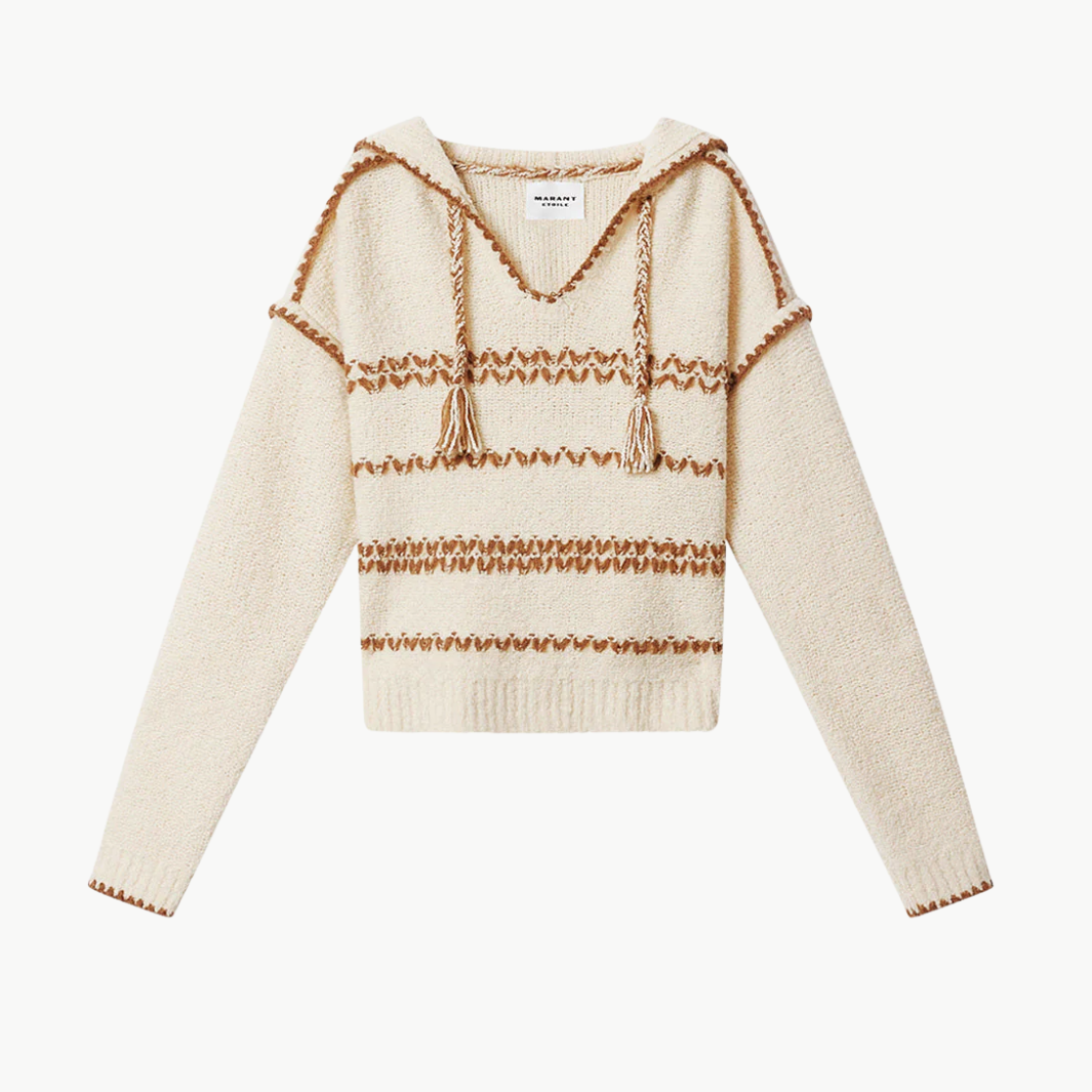 ROMERA SWEATER IN ECRU/BRONZE by Isabel Marant - Romi Boutique