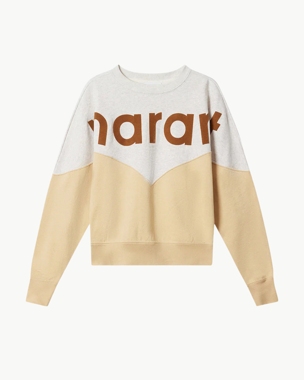 HOUSTON SWEATSHIRT IN LIGHT OCHRE by Isabel Marant - Romi Boutique