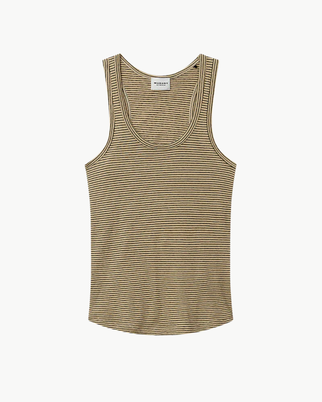 THEA T-SHIRT IN BLACK/BEIGE by Isabel Marant - Romi Boutique