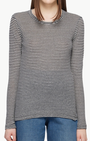 KAARON T-SHIRT IN BLACK/WHITE - Romi Boutique