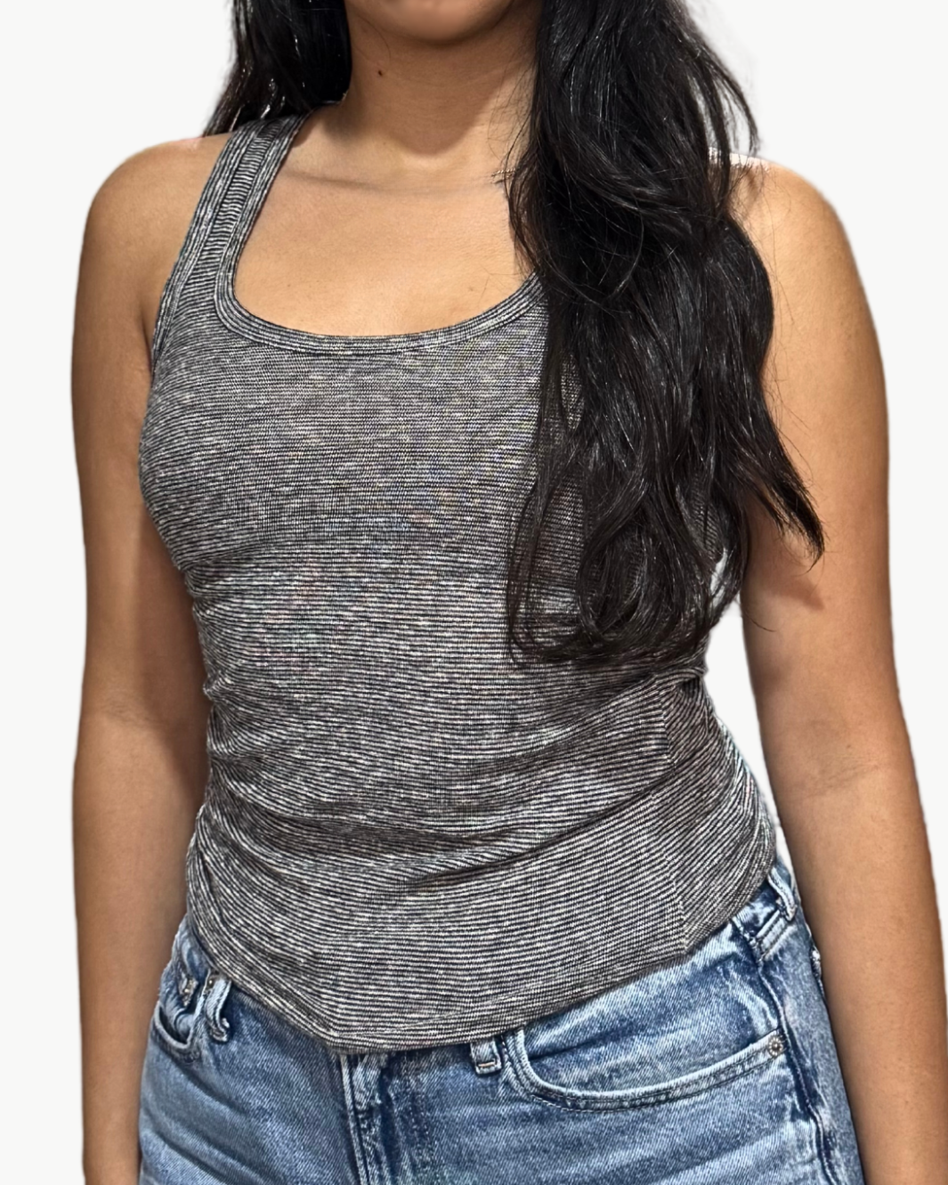 THEA T-SHIRT IN BLACK/WHITE - Romi Boutique