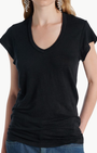 ZANKOU T-SHIRT IN BLACK by Isabel Marant - Romi Boutique