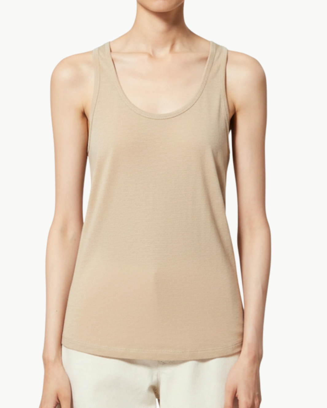 THEA T-SHIRT IN BEIGE - Romi Boutique