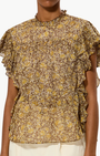 DALIYANE TOP IN KHAKI - Romi Boutique