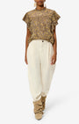 DALIYANE TOP IN KHAKI - Romi Boutique