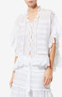 PAYTON TOP IN WHITE by Isabel Marant - Romi Boutique