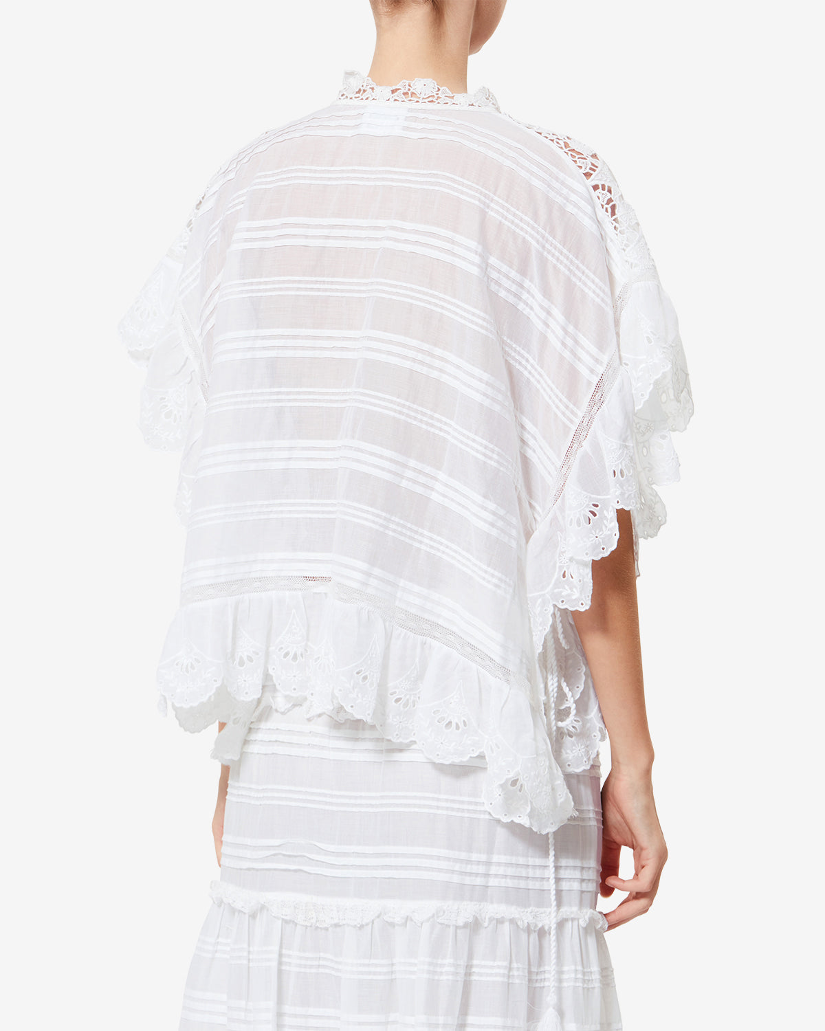PAYTON TOP IN WHITE by Isabel Marant - Romi Boutique