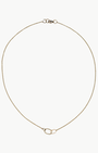 3 OVAL NECKLACE IN 14K GOLD by Jane Hollinger - Romi Boutique