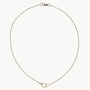 3 OVAL NECKLACE IN 14K GOLD by Jane Hollinger - Romi Boutique