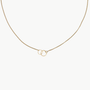 COCO 3 RING NECKLACE IN 14K GOLD by Jane Hollinger - Romi Boutique