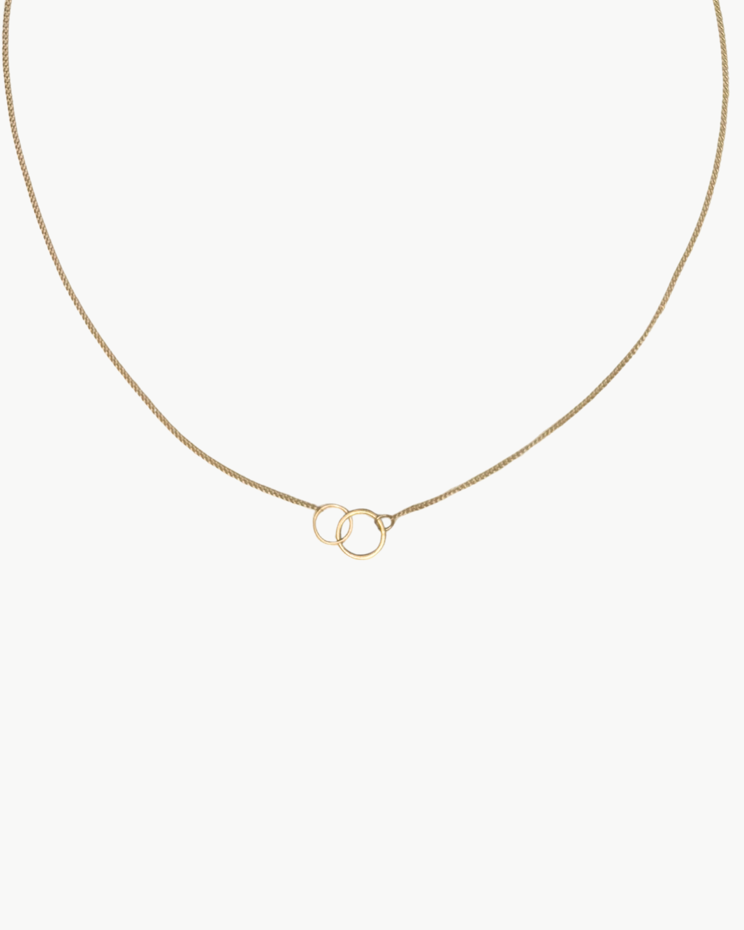 COCO 3 RING NECKLACE IN 14K GOLD by Jane Hollinger - Romi Boutique