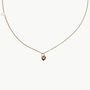 TINY PUFF HEART NECKLACE IN 14K GOLD - Romi Boutique