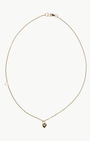 TINY PUFF HEART NECKLACE IN 14K GOLD - Romi Boutique