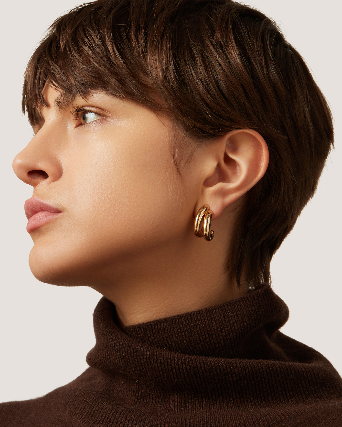 FLORENCE EARRING IN GOLD - Romi Boutique