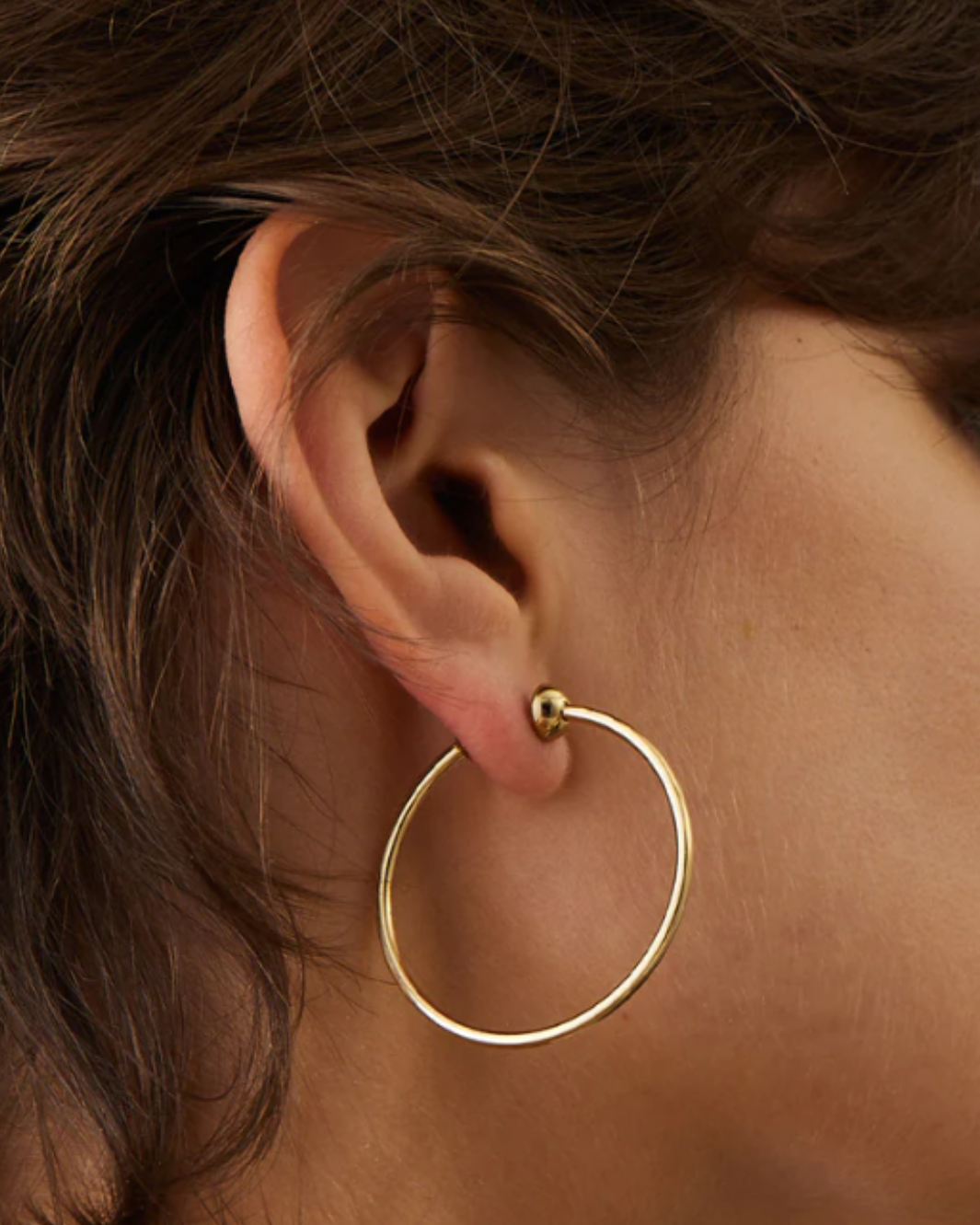ICON HOOPS SMALL IN GOLD - Romi Boutique
