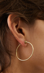 ICON HOOPS SMALL IN GOLD - Romi Boutique