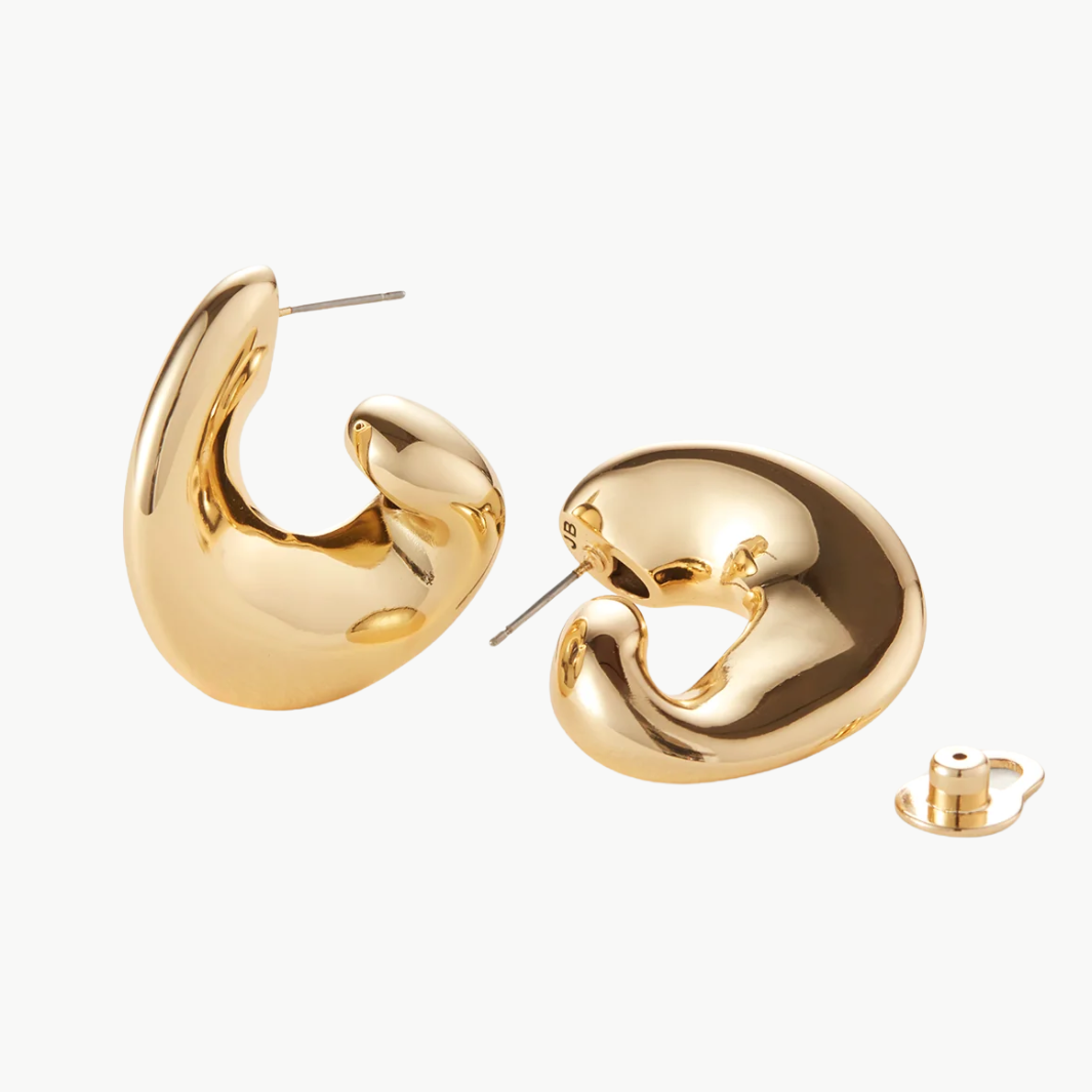 GIGI HOOPS IN GOLD by Jenny Bird - Romi Boutique