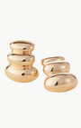 NON-STOP EARRINGS IN GOLD by Jenny Bird - Romi Boutique