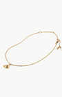 ZOE ANKLET IN HIGH POLISH GOLD by Jenny Bird - Romi Boutique