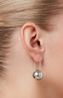 CELESTE MEGA EARRINGS IN PLATINUM - Romi Boutique