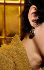 CELESTE MEGA EARRINGS IN PLATINUM - Romi Boutique