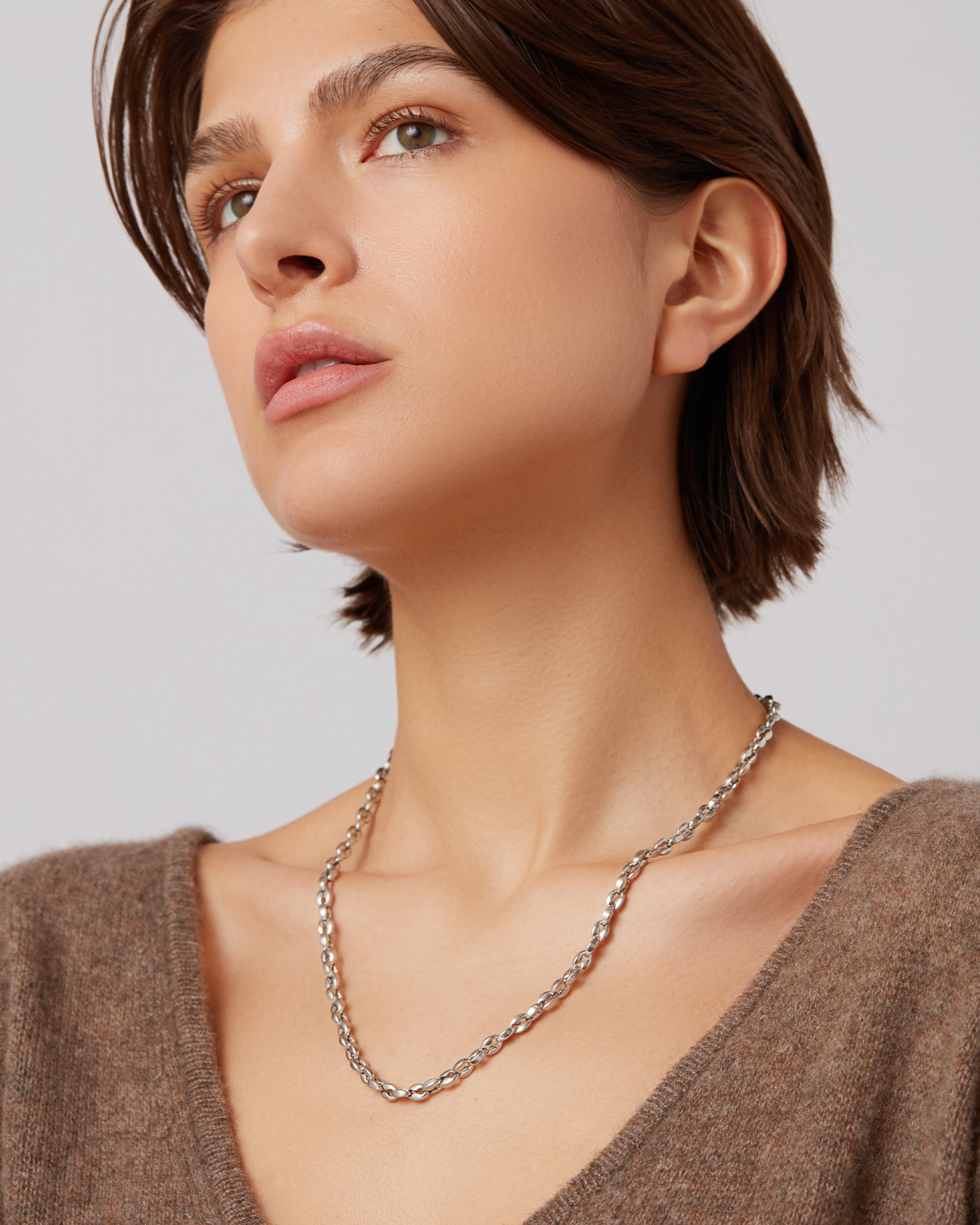 DHANI CHAIN IN PLATINUM - Romi Boutique