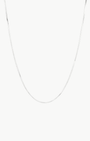 ZEINA SLIM CHAIN IN PLATINUM - Romi Boutique