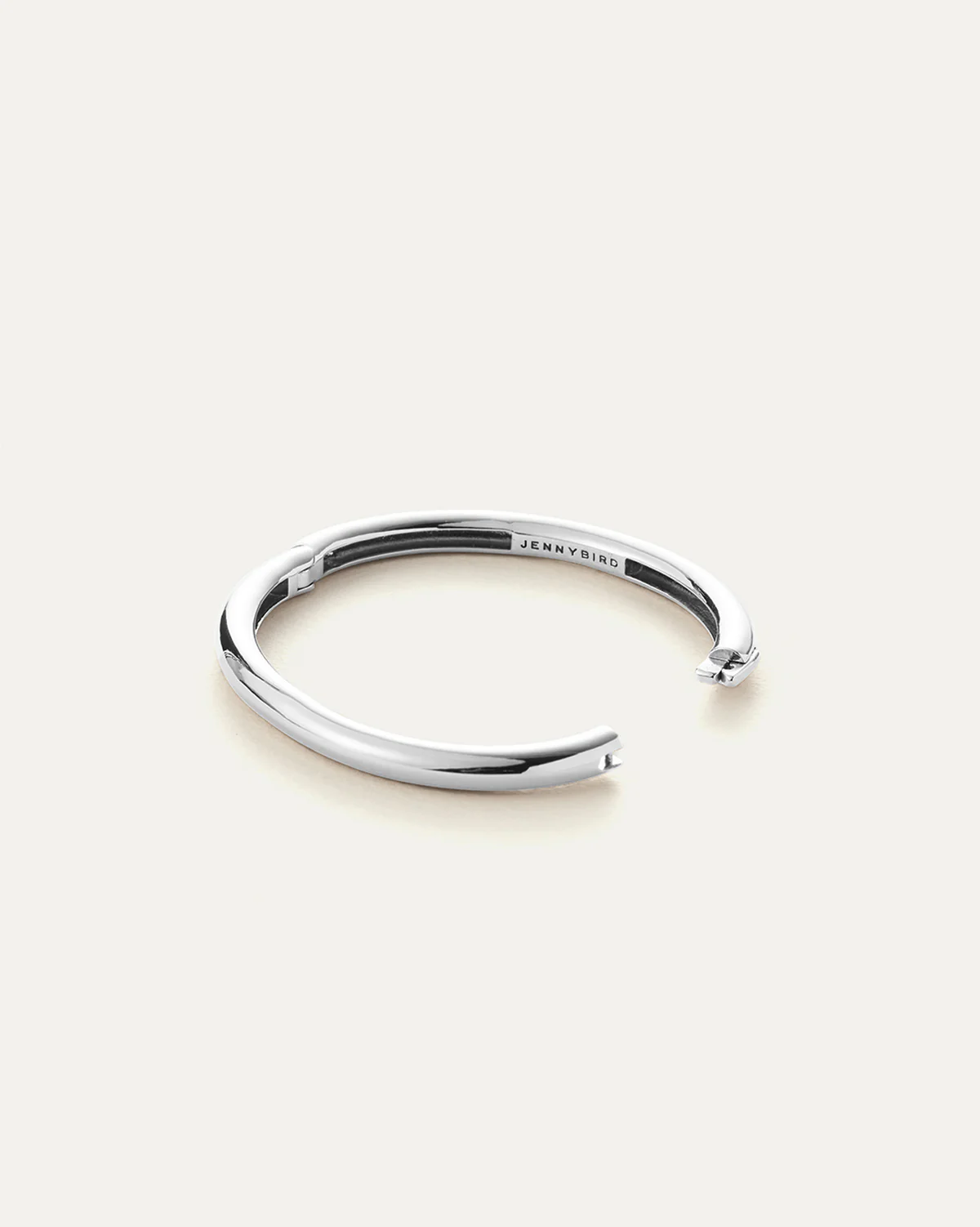 GIA BANGLE IN RHODIUM by Jenny Bird - Romi Boutique