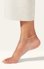 SURFSIDE ANKLET IN RHODIUM by Jenny Bird - Romi Boutique