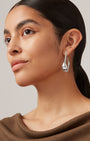 COLETTE HOOPS MEDIUM IN SILVER - Romi Boutique