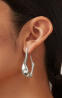 COLETTE HOOPS MEDIUM IN SILVER - Romi Boutique