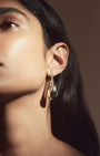 COLETTE HOOPS MEDIUM IN SILVER - Romi Boutique