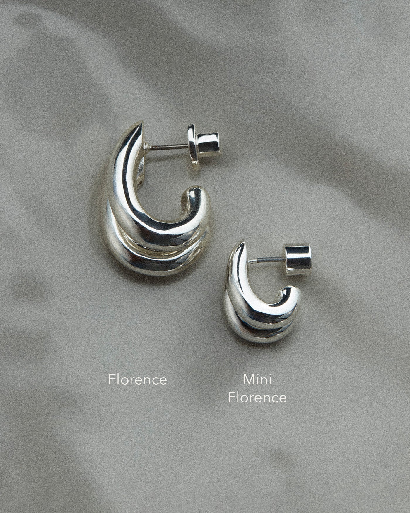 FLORENCE EARRING IN SILVER - Romi Boutique