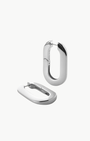 MEGA U-LINK EARRINGS IN SILVER by Jenny Bird - Romi Boutique