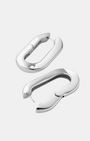 MEGA U-LINK EARRINGS IN SILVER by Jenny Bird - Romi Boutique