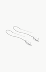 PUFFY HEART THREADERS IN SILVER - Romi Boutique
