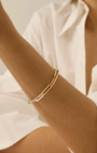 ANDI SLIM BRACELET IN TWO-TONE - Romi Boutique