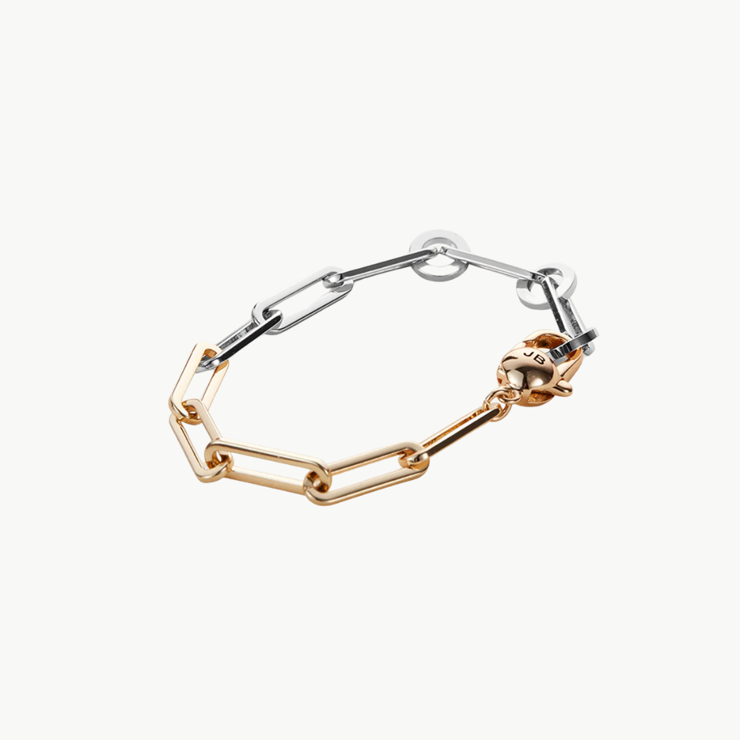 ANDI SLIM BRACELET IN TWO-TONE by Jenny Bird - Romi Boutique